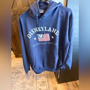 Vintage Disney Navy Blue Hoodie